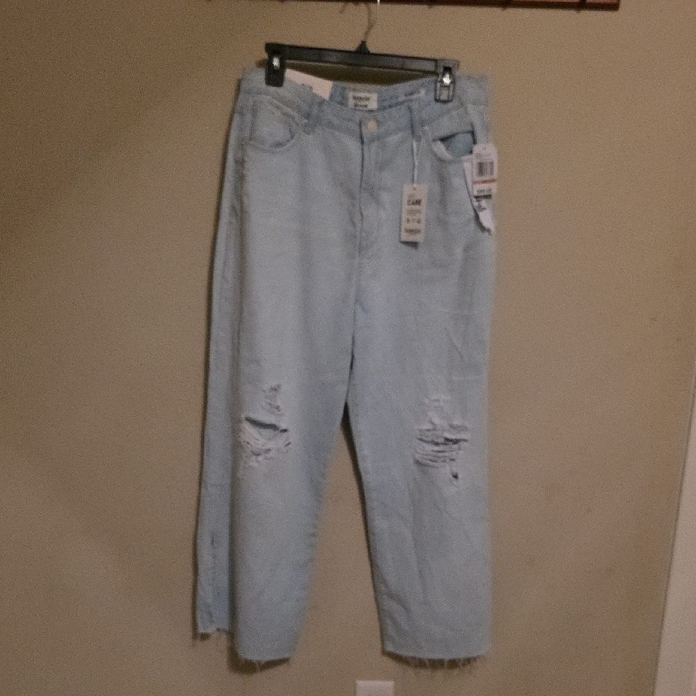 Kensie Light Blue Ripped Boyfriend Jeans